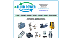 Desktop Screenshot of bcfluidpower.com