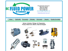 Tablet Screenshot of bcfluidpower.com